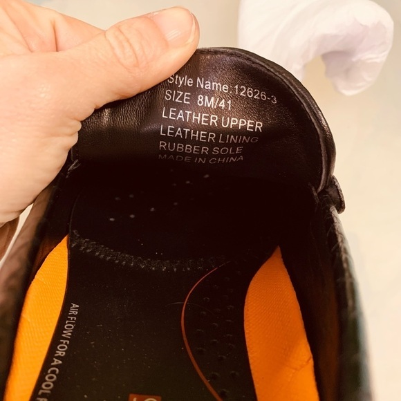 NIB Mens Genuine Leather Slip On Loafers Comfortable Casual Driving Moccasins - Picture 9 of 15